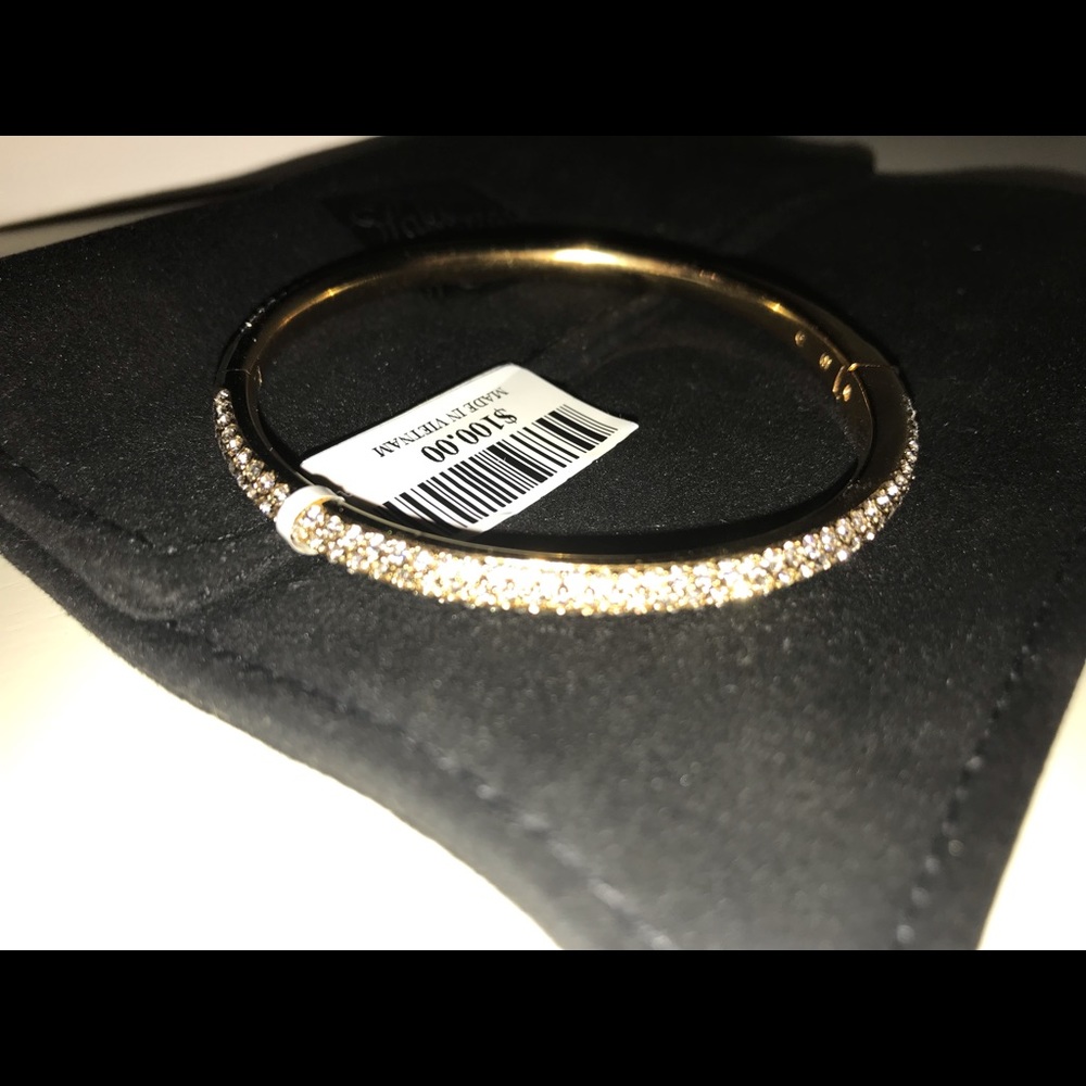 NWT Saks faux diamond tennis bracelet - Picture 3 of 4